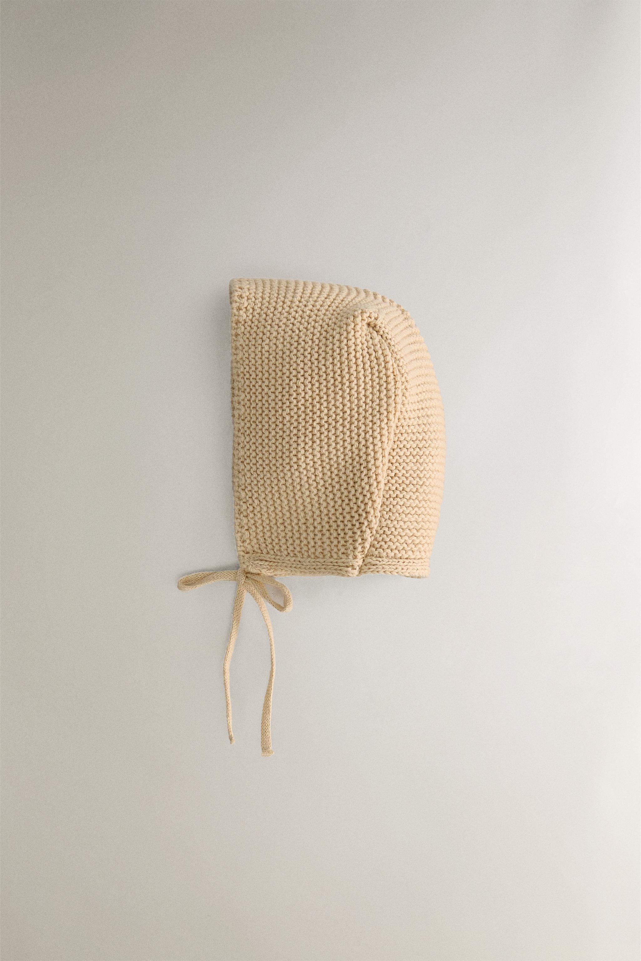 CHUNKY KNIT BABY BONNET